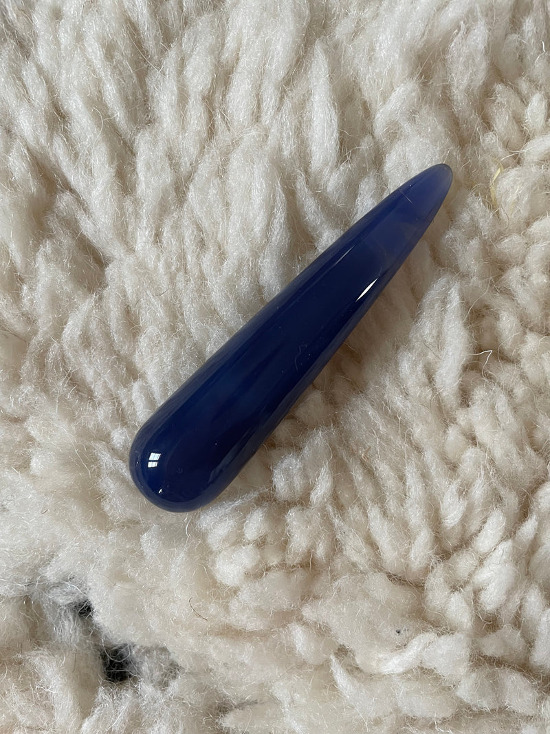 Baguette de massage Agate bleue