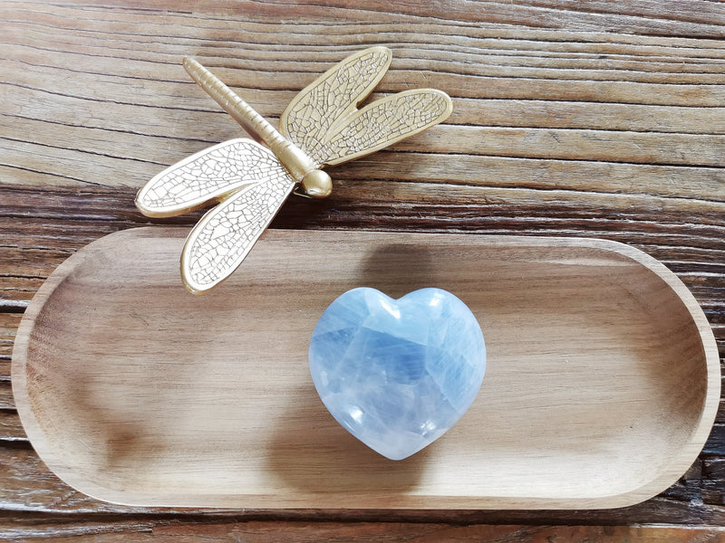 COEUR CALCITE BLEUE