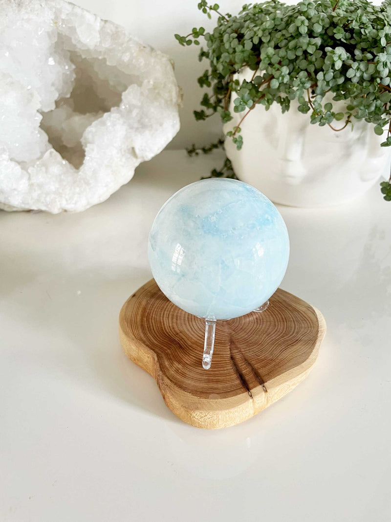 SPHERE ARAGONITE BLEUE