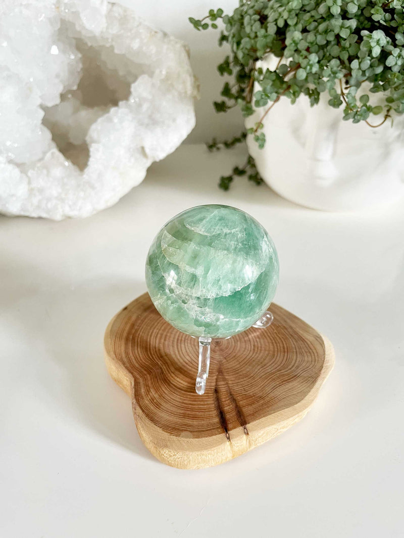 SPHERE FLUORITE VERTE